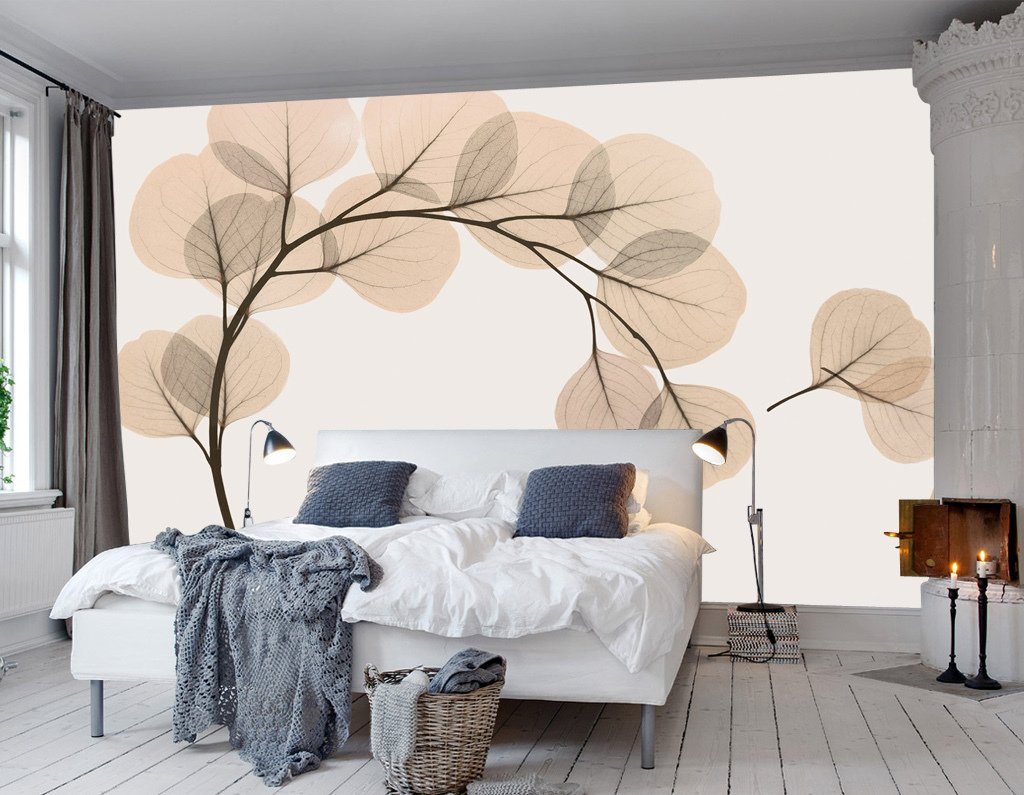 3D Small Tree Bent Over 476 Wall Murals Wallpaper AJ Wallpaper 2 