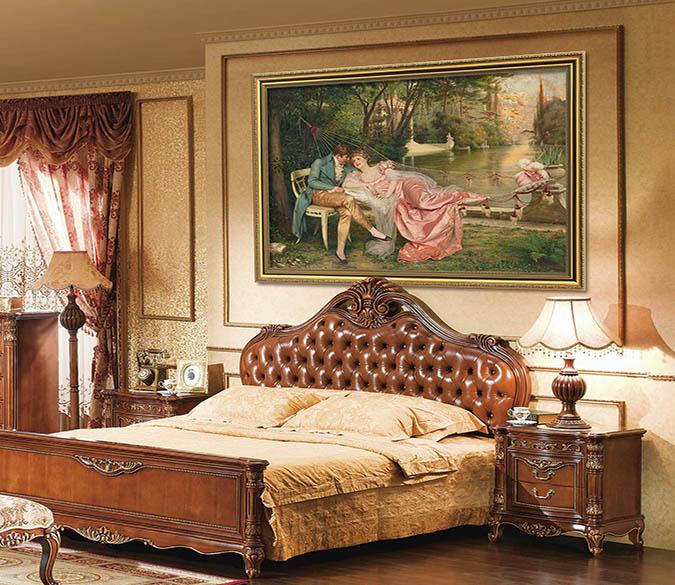 3D Swing Chat 149 Fake Framed Print Painting Wallpaper AJ Creativity Home 