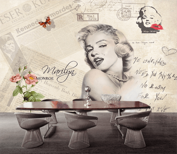 3D Newspaper Woman 305 Wallpaper AJ Wallpaper 