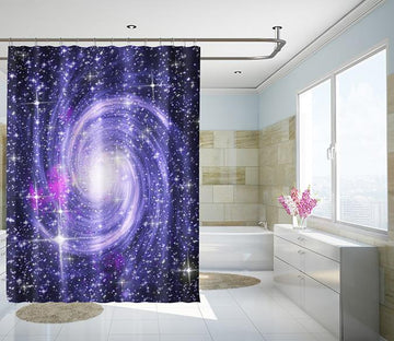 3D Whirlpool Stars 064 Shower Curtain 3D Shower Curtain AJ Creativity Home 