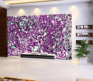 3D Purple Watercolorl 163 Floor Mural Wallpaper AJ Wallpaper 2 