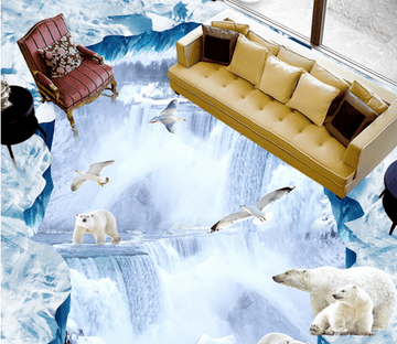 3D Mother Bear 124 Floor Mural Wallpaper AJ Wallpaper 2 
