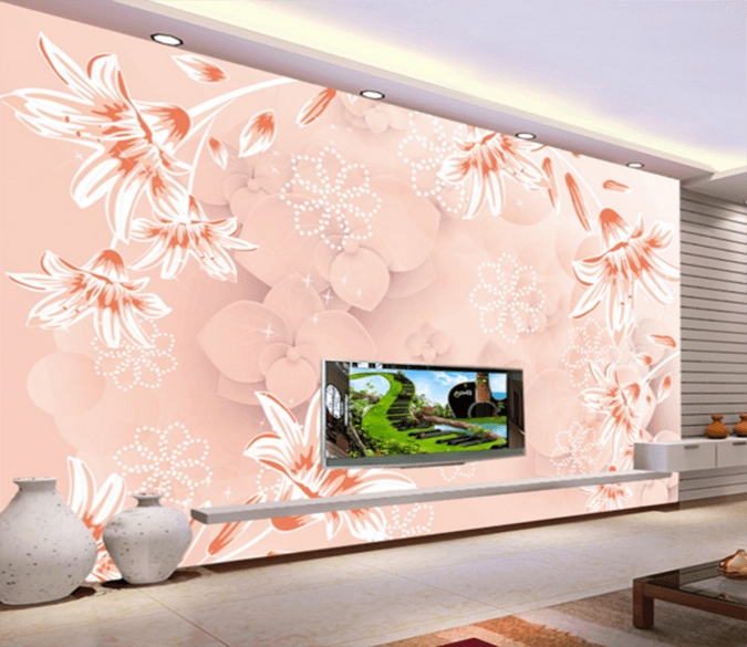 3D Little Flower 306 Wallpaper AJ Wallpaper 