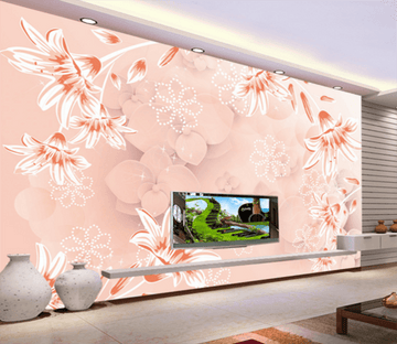 3D Little Flower 306 Wallpaper AJ Wallpaper 