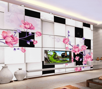 3D Flower Invisible 385 Wallpaper AJ Wallpaper 