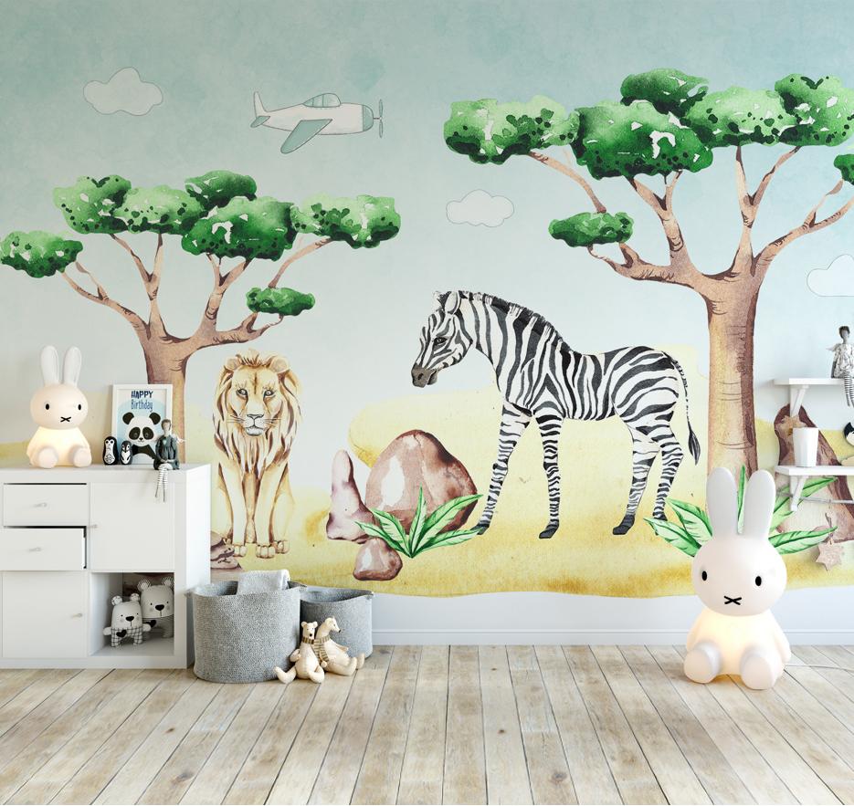 3D Zoo 706 Wall Murals Wallpaper AJ Wallpaper 2 