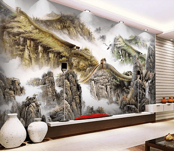 3D Mountain Great Wall 1251 Wallpaper AJ Wallpaper 2 