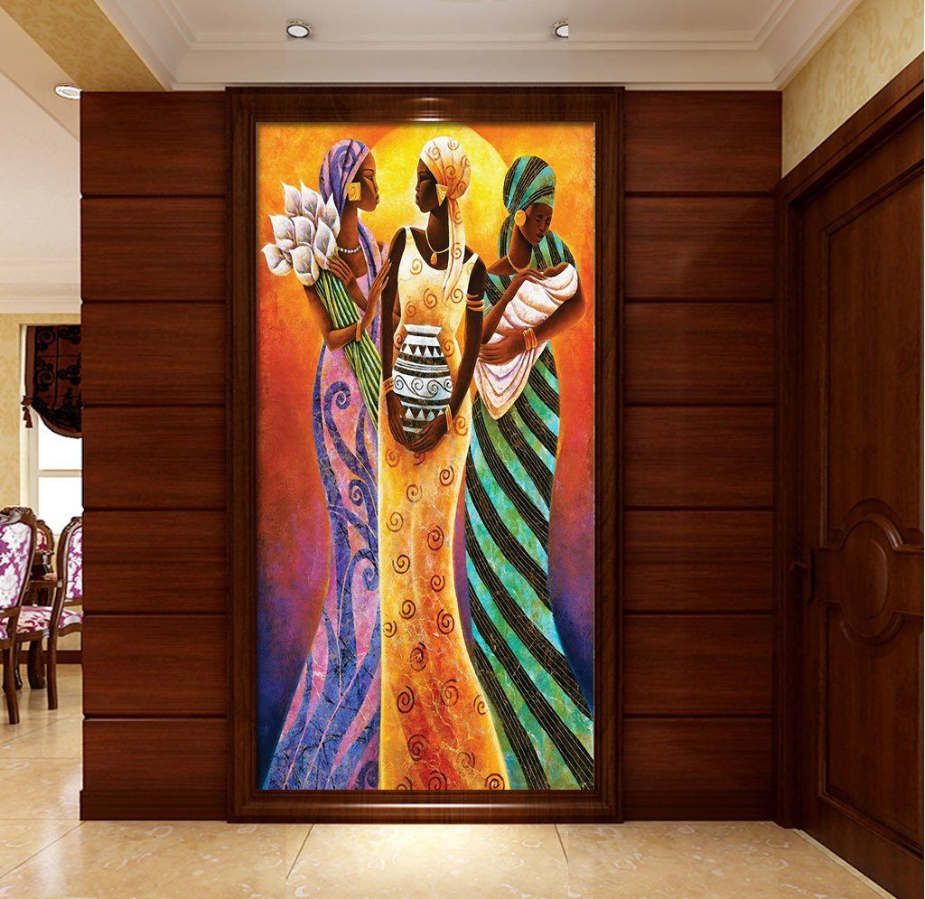 3D Painted Lady 561 Wall Murals Wallpaper AJ Wallpaper 2 