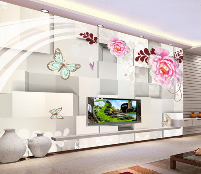3D Big Butterfly 152 Wallpaper AJ Wallpaper 