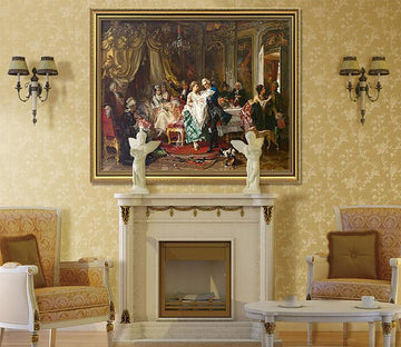 3D Cute child 045 Fake Framed Print Painting Wallpaper AJ Creativity Home 