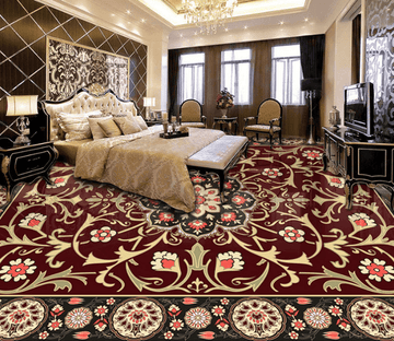 3D Big Flower 272 Floor Mural Wallpaper AJ Wallpaper 2 