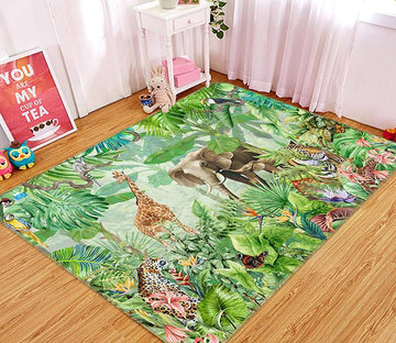 3D Painting Animal 653 Non Slip Rug Mat Mat AJ Creativity Home 