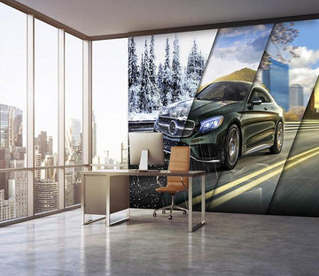 3D Snow Car 048 Wallpaper AJ Wallpaper 