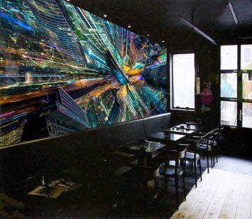 3D Night Building 054 Wallpaper AJ Wallpaper 