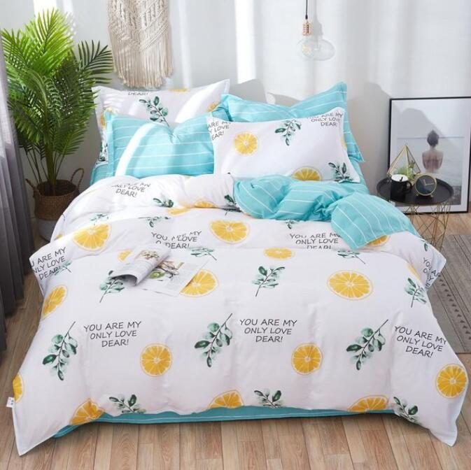 3D Lemon 3112 Bed Pillowcases Quilt