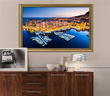 3D Lightship Ship 158 Fake Framed Print Painting Wallpaper AJ Creativity Home 