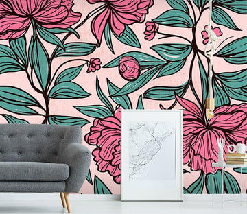 3D Blooming Flowers 017 Wallpaper AJ Wallpaper 