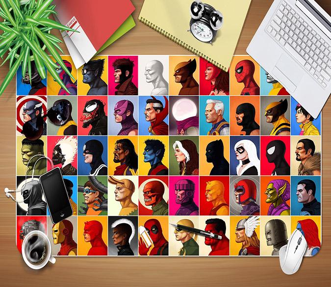 3D Profile Picture 049 Desk Mat Mat AJ Creativity Home 