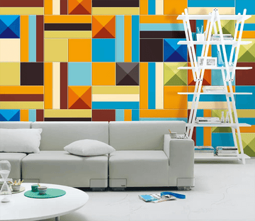 3D Colored Irregular Squares 1449 Wallpaper AJ Wallpaper 2 