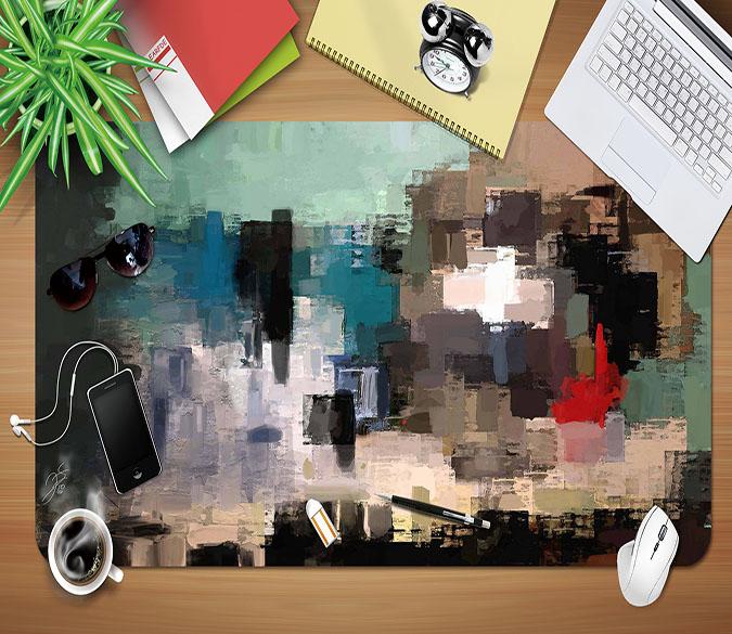 3D Abstract Oil Painting 025 Desk Mat Mat AJ Creativity Home 
