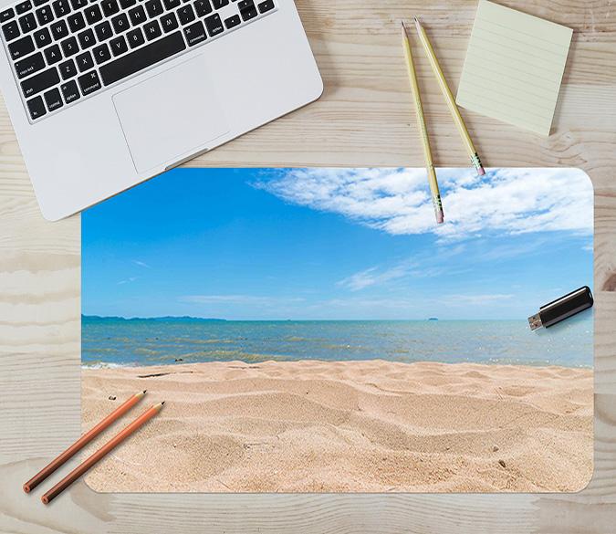 3D Beach Sea 022 Desk Mat Mat AJ Creativity Home 