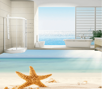 3D Starfish Stand Up 116 Floor Mural Wallpaper AJ Wallpaper 2 