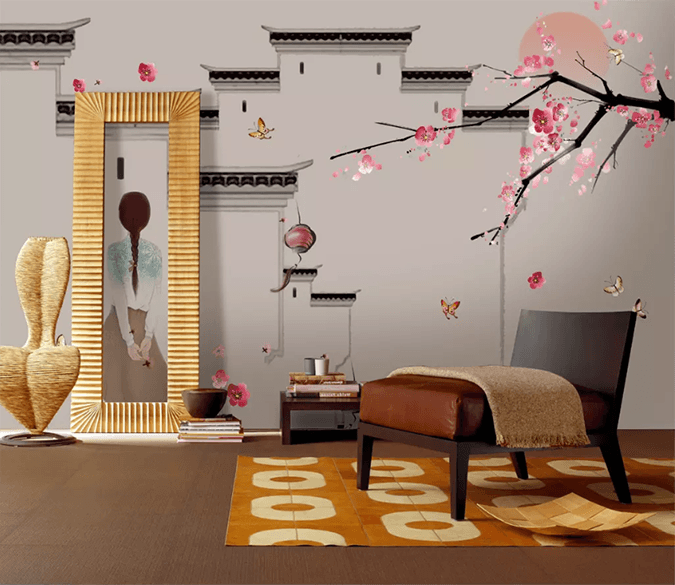 3D Plum Girl Back View 1443 Wallpaper AJ Wallpaper 2 