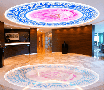 Pink Round Flower 309 Wallpaper AJ Wallpaper 