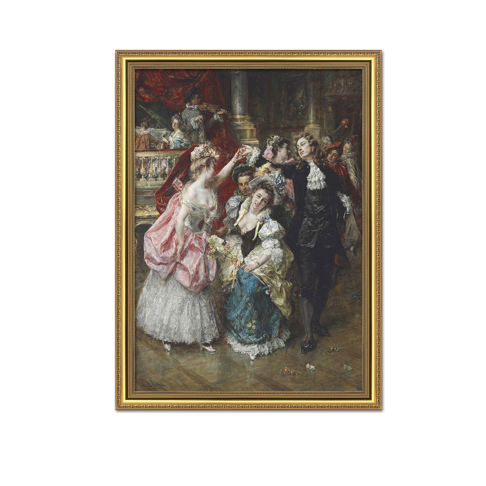 3D Party Dancing 142 Fake Framed Print Painting Wallpaper AJ Creativity Home 