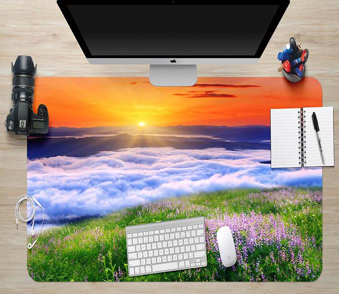 3D Dusk Sea 069 Desk Mat Mat AJ Creativity Home 