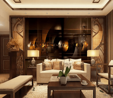 3D Round Overlapping Shadow 1312 Wallpaper AJ Wallpaper 2 