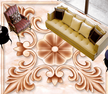3D Red Edge 091 Floor Mural Wallpaper AJ Wallpaper 2 