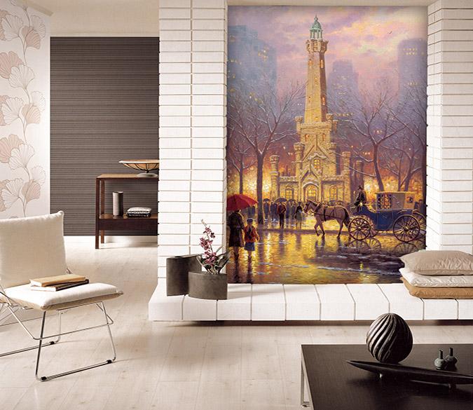 3D Castle Carriage 807 Wallpaper AJ Wallpaper 