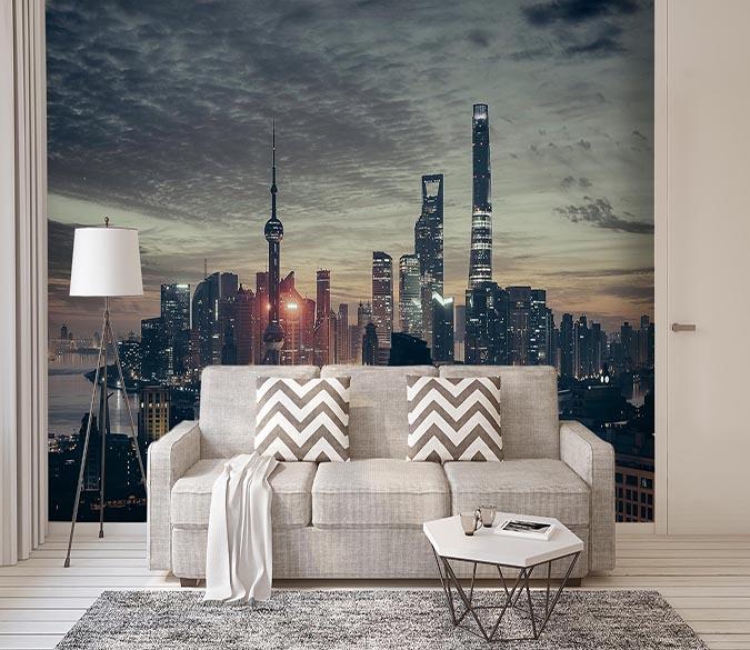 3D Bustling Building 127 Wallpaper AJ Wallpaper 