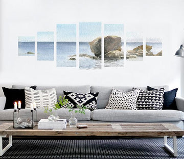 3D Flying Seagull 186 Unframed Print Wallpaper Wallpaper AJ Wallpaper 