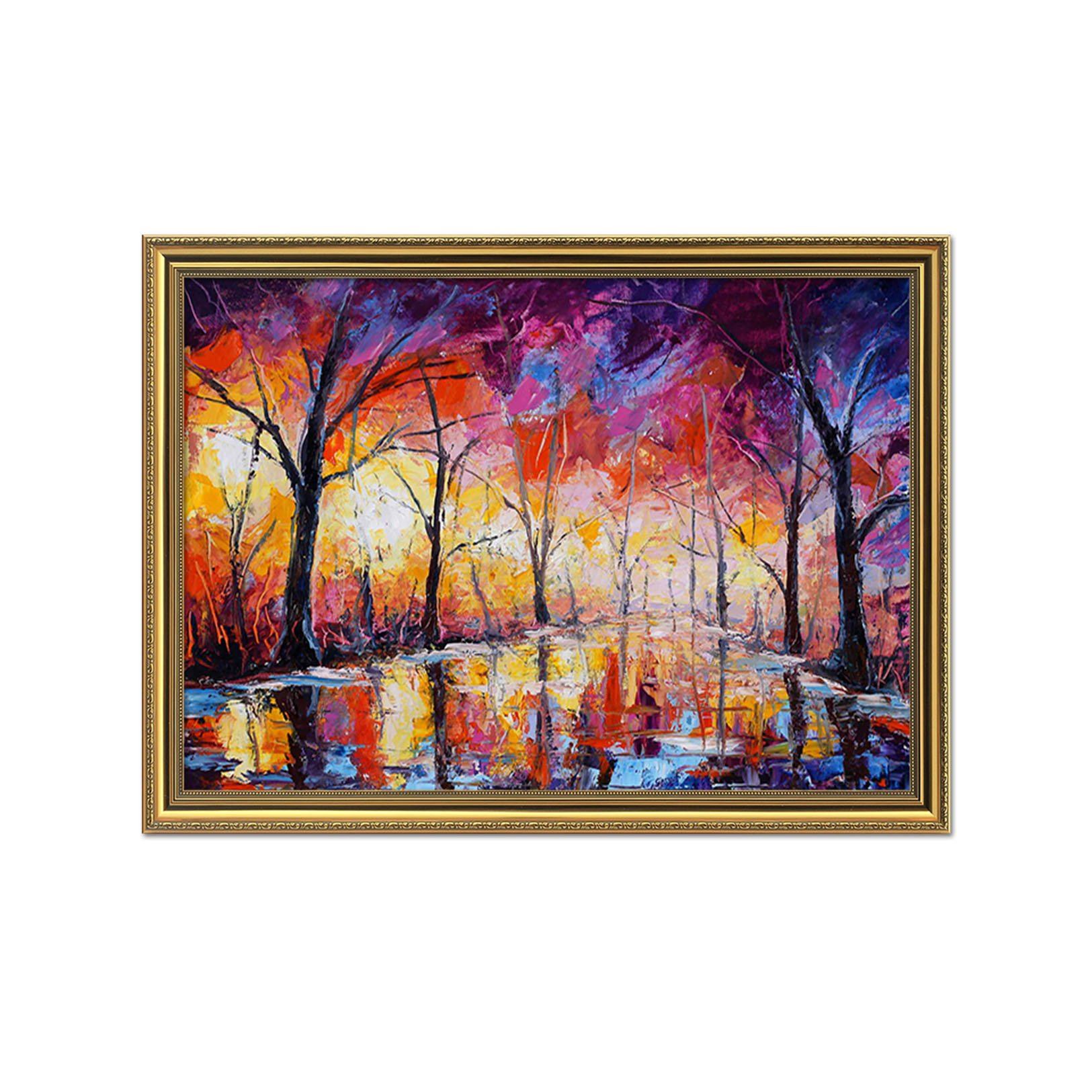 3D Landscape Painting 182 Fake Framed Print Painting Wallpaper AJ Creativity Home 