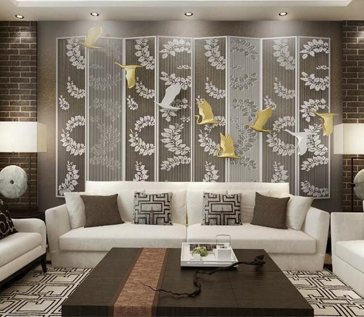 3D Lotus Flower WC150 Wall Murals Wallpaper AJ Wallpaper 2 