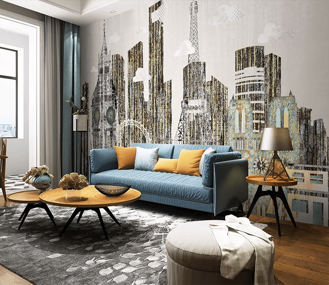 3D Graffiti City Building 407 Wallpaper AJ Wallpaper 2 