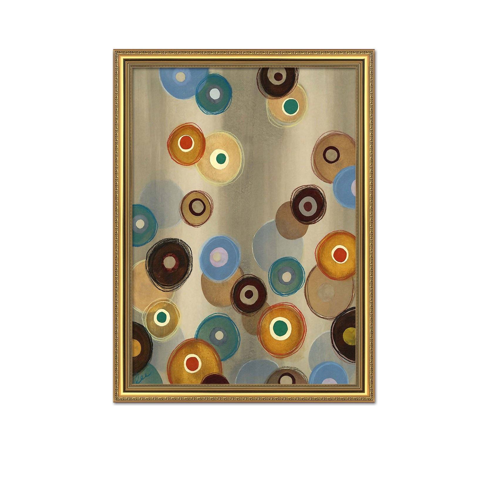 3D Circle In Circle 118 Fake Framed Print Painting Wallpaper AJ Creativity Home 