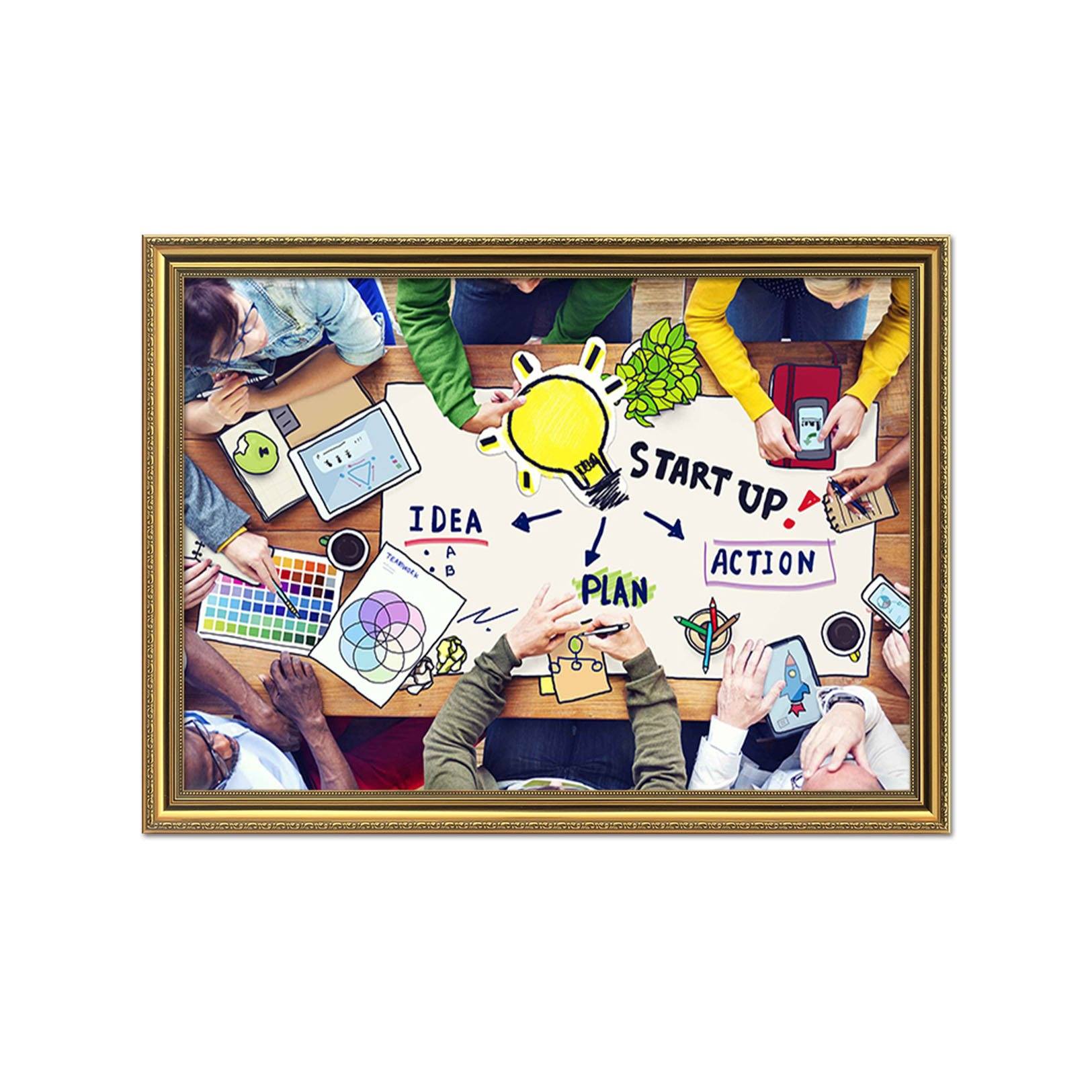 3D Table Painting 085 Fake Framed Print Painting Wallpaper AJ Creativity Home 