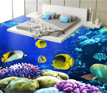 3D Deep-Sea Fish 131 Floor Mural Wallpaper AJ Wallpaper 2 