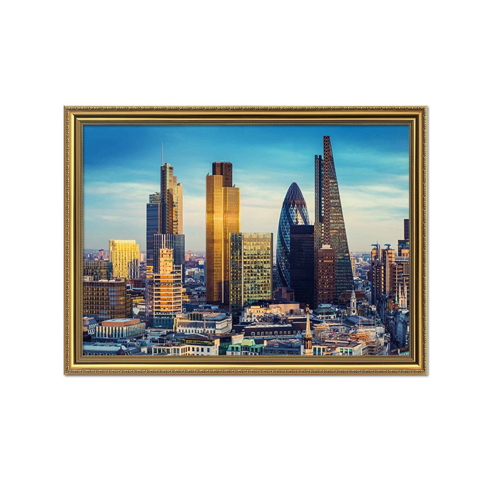 3D Luxury Building 198 Fake Framed Print Painting Wallpaper AJ Creativity Home 