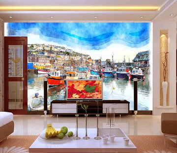 3D Small Boat 171 Wallpaper AJ Wallpaper 