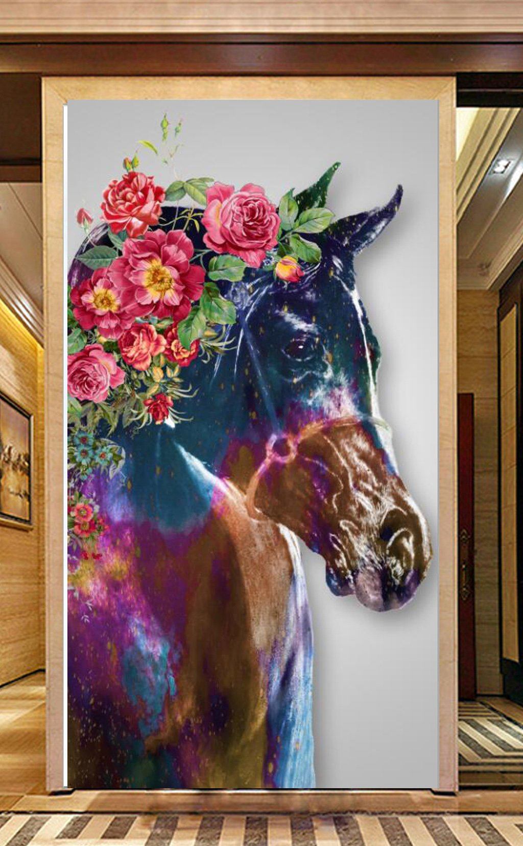 3D Color Horse 118 Wall Murals Wallpaper AJ Wallpaper 2 