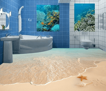 3D Calm Sea 179 Floor Mural Wallpaper AJ Wallpaper 2 