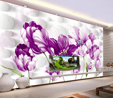 3D Flower Buds 340 Wallpaper AJ Wallpaper 