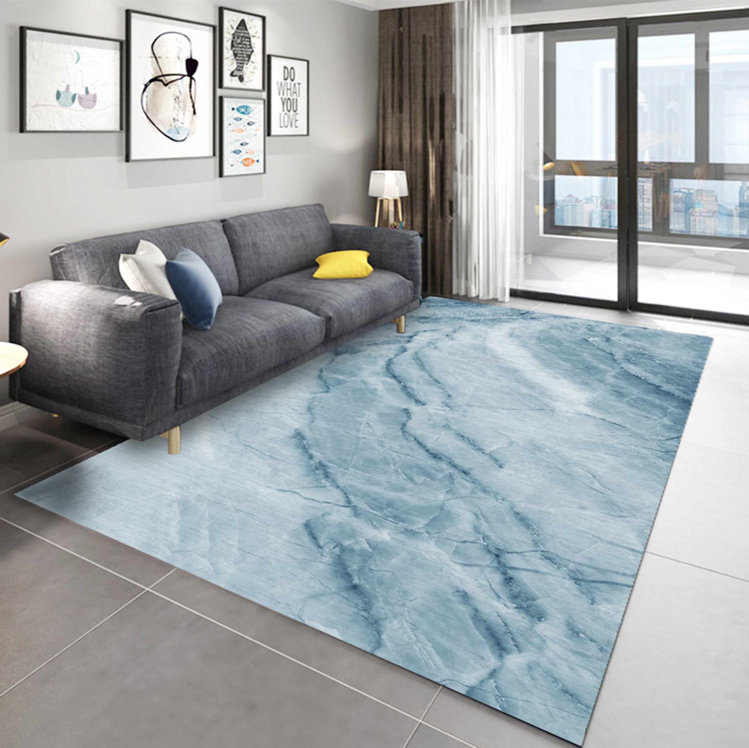 3D Color Inkjet WG258 Non Slip Rug Mat Mat AJ Creativity Home 