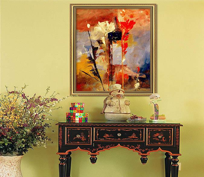 3D Sway Painting 125 Fake Framed Print Painting Wallpaper AJ Creativity Home 