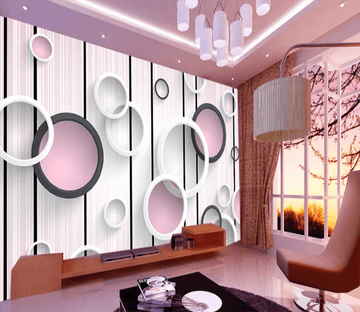3D Circle Decoration 808 Wallpaper AJ Wallpaper 2 