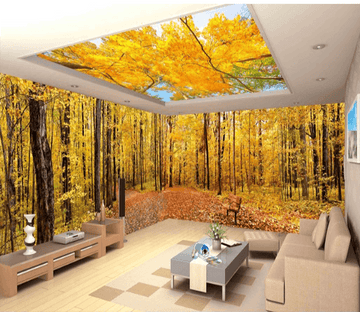 3D Maple Forest 541 Wallpaper AJ Wallpaper 